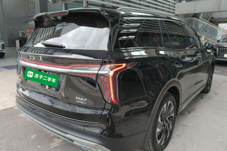Used Hongqi HS7 PHEV 2024 2.0T PHEV Four-Wheel Drive Flagship Edition 6 Seats Rear Right 45 Deg