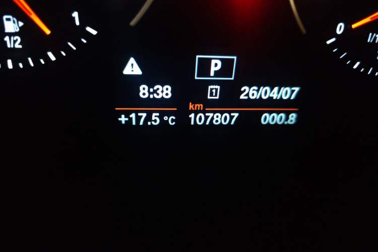 Used BMW X1 2018 sDrive18Li Luxury Model Odometer Close Up