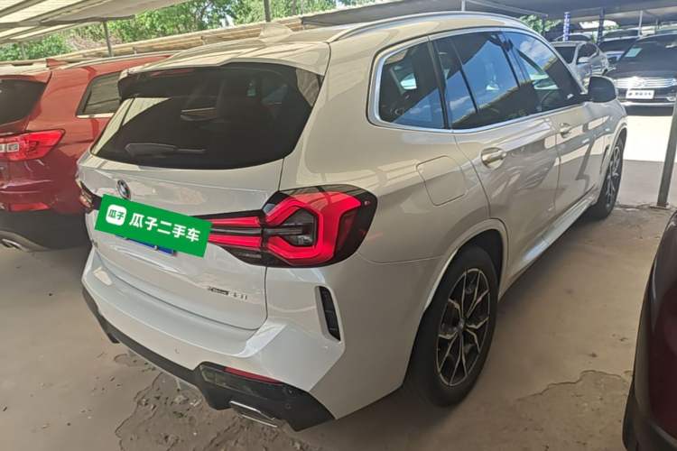 Used BMW X3 2022 xDrive25i M Sport Package Rear Right 45 Deg
