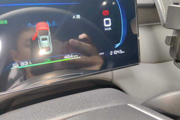 Used BYD Qin PLUS  Odometer Close Up