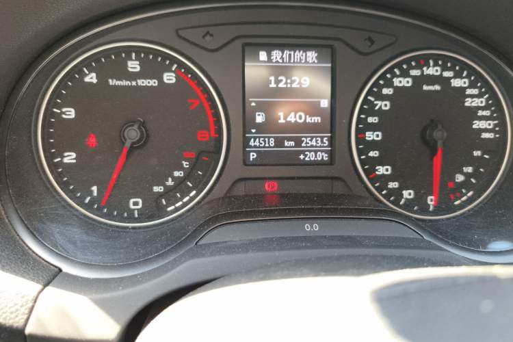 Used Audi A3 2014 Sportback 35 TFSI Automatic Ambition Edition Odometer Close Up