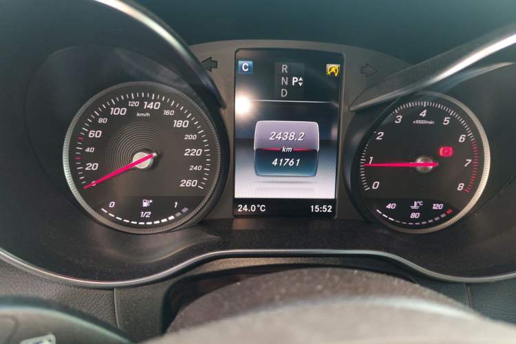 Used Mercedes-Benz GLC Coupe 2019 GLC 260 4MATIC Coupe SUV Odometer Close Up