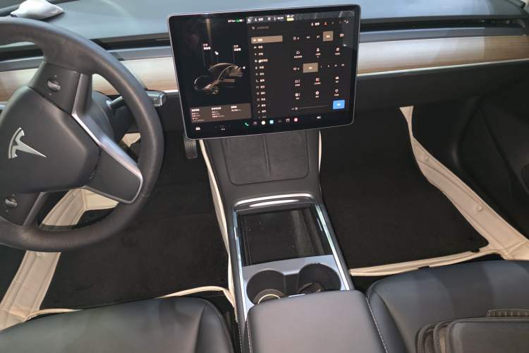 Used Tesla Model 3 2021 Standard Range Rear-Drive Upgraded Version Audio And AC Panel