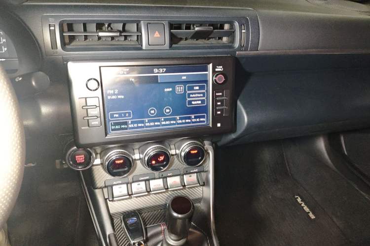 Used Subaru BRZ 2022 2.4L Manual Version Audio And AC Panel