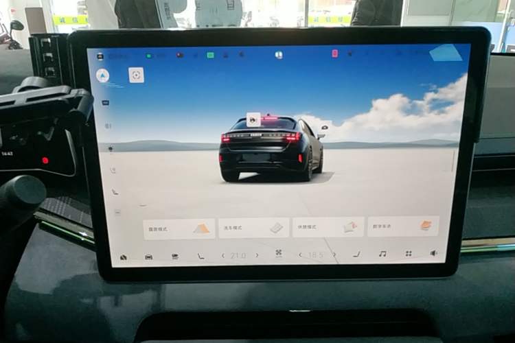 Used Zeekr 001 2022 Ultra-Long Range Dual-Motor ME Version Audio And AC Panel