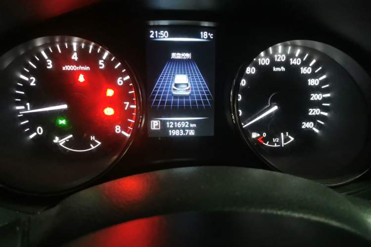 Used Nissan Qashqai 2016 1.2T CVT Fashion Edition Odometer Close Up