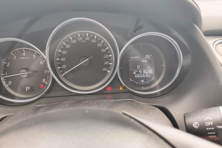 Used Mazda Atenza 2017 2.5L Skyactiv Sport Edition Odometer Close Up