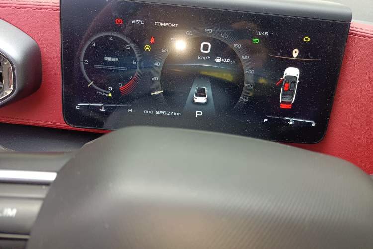 Used Geely Auto icon 2020 1.5TD i9 BSG Odometer Close Up