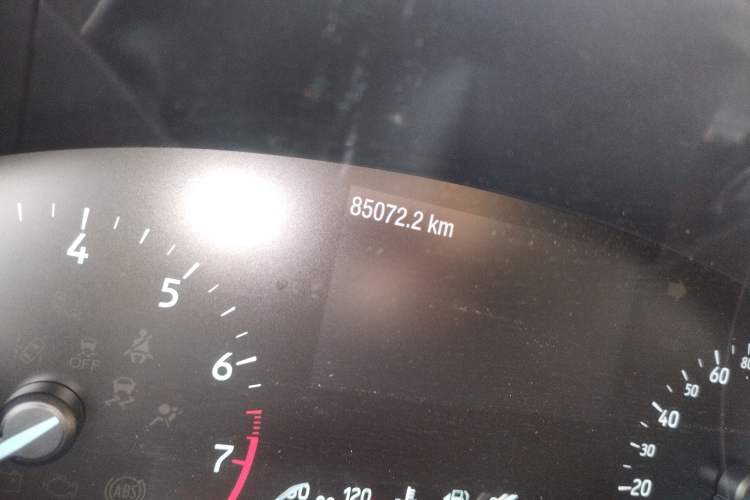 Used Ford Focus 2020 Sedan EcoBoost 180 Automatic Trend Edition Odometer Close Up