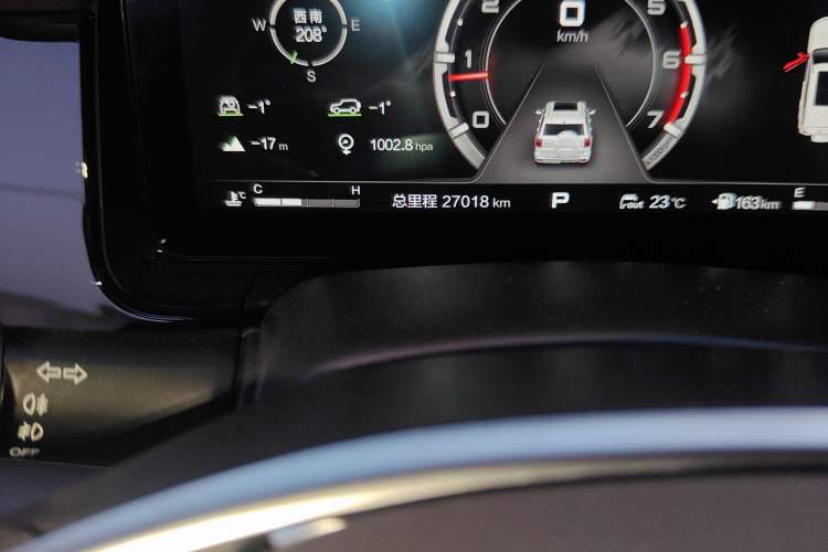 Used BAIC Off-Road BJ60 2022 2.0T Version 11 Five Seats Odometer Close Up