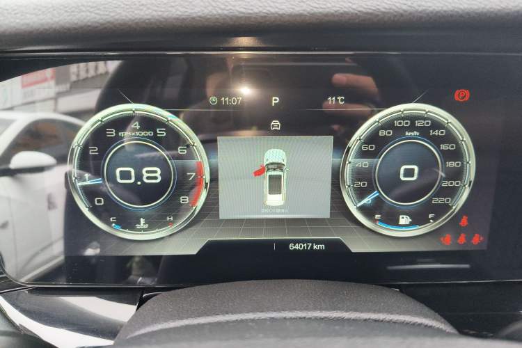 Used Bestune T99 2020 20TD Automatic Premium Edition Odometer Close Up