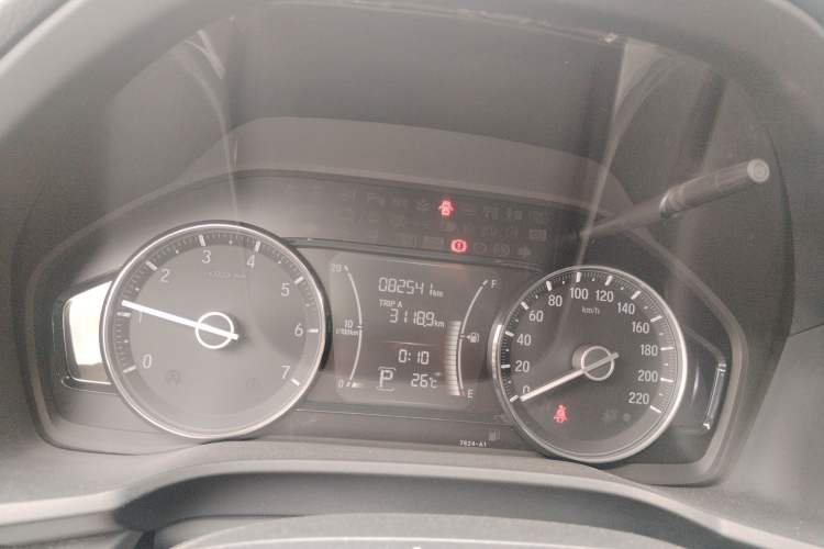 Used Honda Envix 2019 180TURBO CVT Enjoyment Edition China VI Odometer Close Up