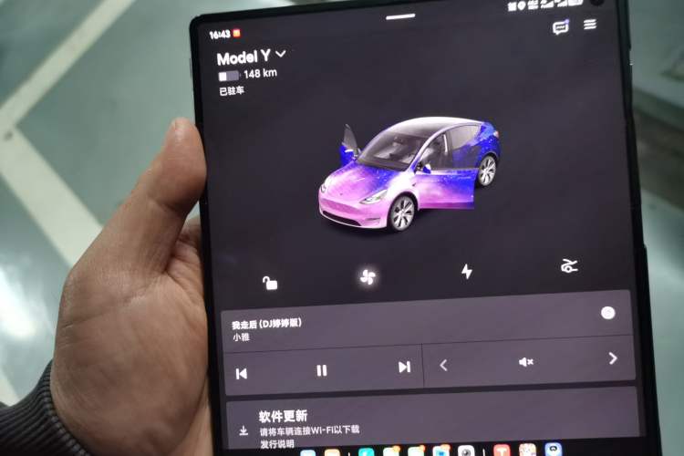 Used Tesla Model Y 2021 Standard Range Rear-Wheel Drive Version Vehicle Key