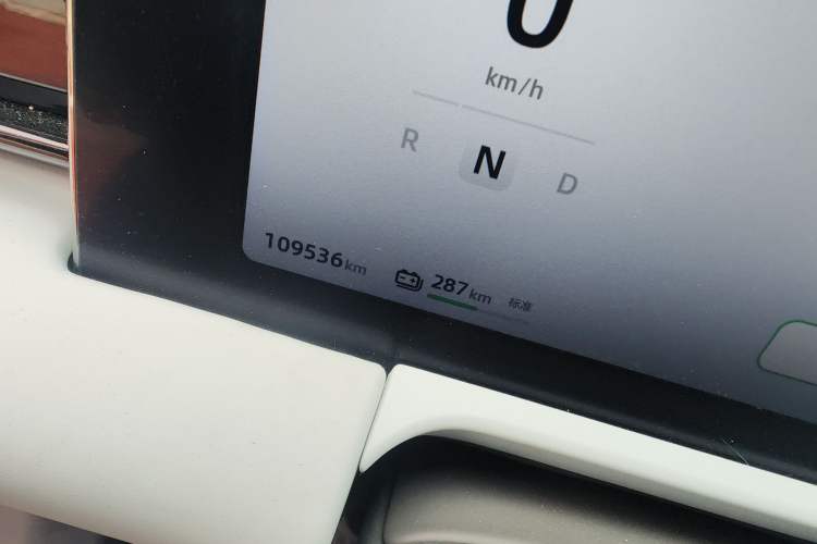 Used Leapmotor C01 2022 Rear-Drive Long-Range Version Odometer Close Up