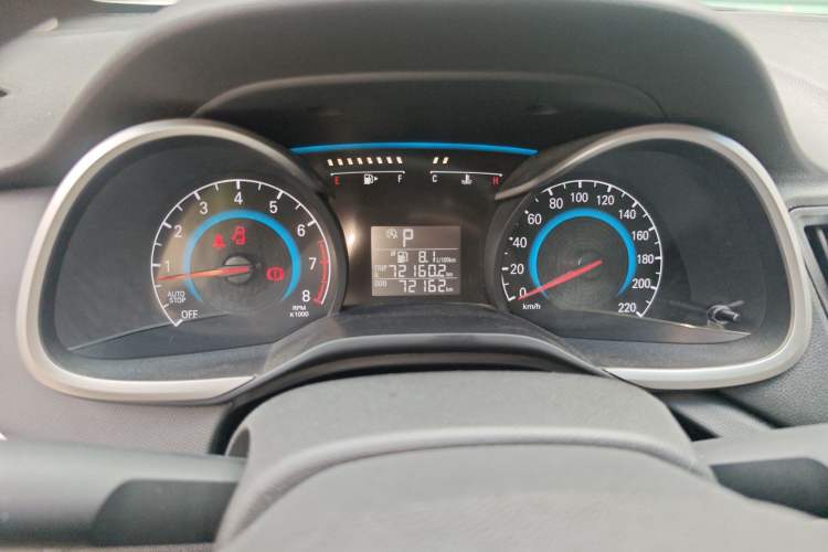 Used Chevrolet Cavalier 2019 320 Automatic Xinyue Edition Odometer Close Up