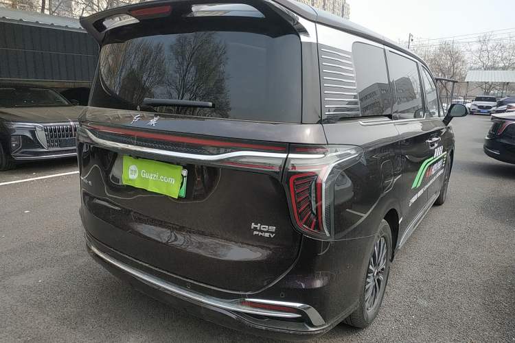 Used Hongqi HQ9 PHEV 2024 2.0T Four-Wheel Drive Luxury Edition Rear Right 45 Deg