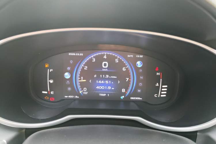 Used Geely Auto Emgrand X7 Sport 2021 Million Edition 1.8TD DCT Two-Wheel Drive Comfort Model Instrument Cluster