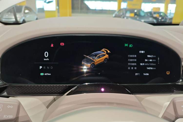 Used Zeekr 7X 2025 75 kWh Rear-Wheel Drive Intelligent Driving Version Instrument Cluster