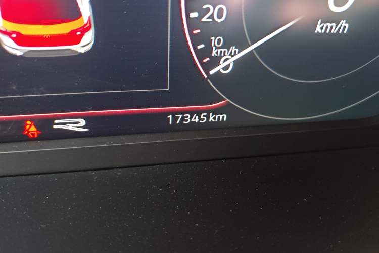 Used Volkswagen T-ROC 2024 300TSI DSG Two-Wheel-Drive Chen Guang Edition Odometer Close Up