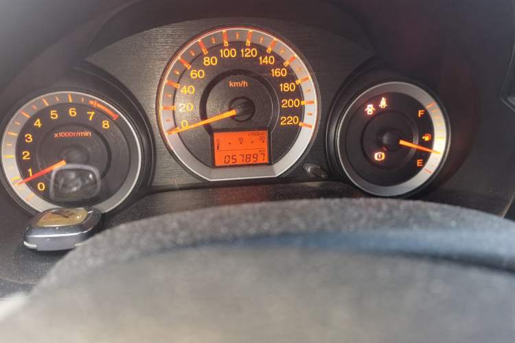 Used Honda City Classic 2008 1.5L manual Elite Edition Odometer Close Up