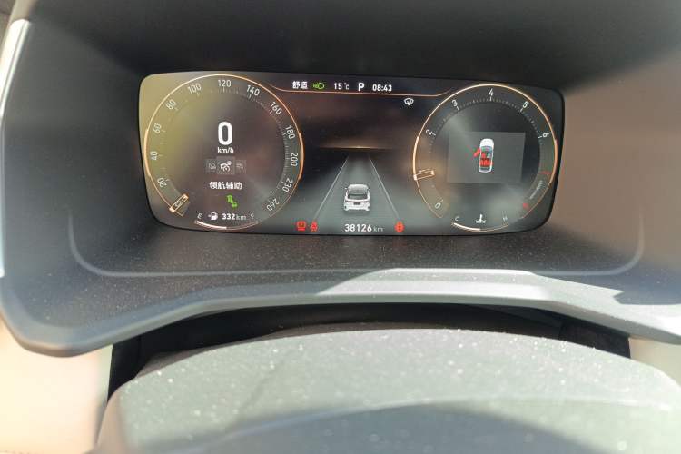 Used Lynk & Co 06 2020 1.5T YAO Halo Odometer Close Up