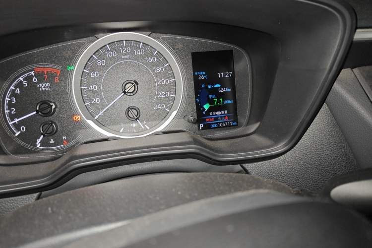 Used Toyota Corolla 2019 1.2T S-CVT GL Pioneer Edition Odometer Close Up