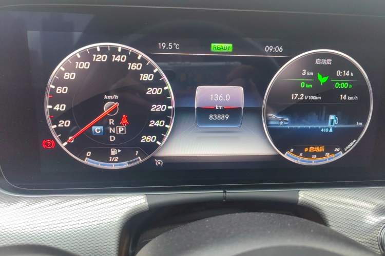 Used Mercedes-Benz E-Class 2019 E 260 Sport Edition Odometer Close Up