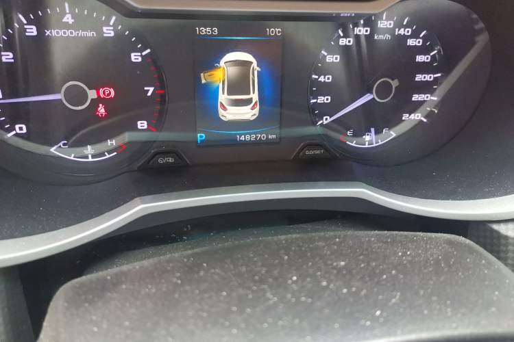 Used Geely Auto Emgrand GS 2016 Sport Edition 1.8L Automatic LingShang Model Odometer Close Up