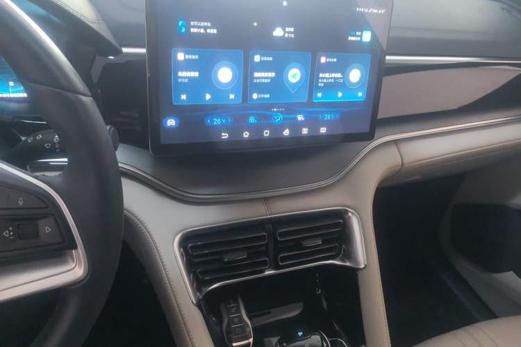 Used BYD Song PLUS New Energy 2021 EV Deluxe Model Audio And AC Panel