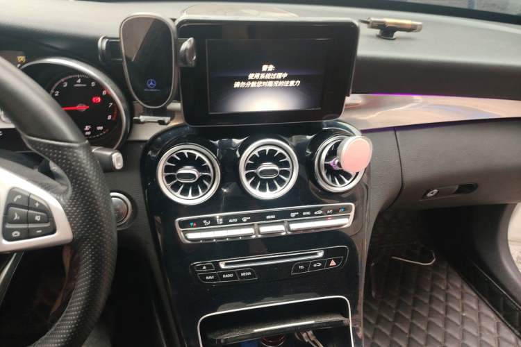 Used Mercedes-Benz C-Class 2018 C 200 Sport Edition Audio And AC Panel