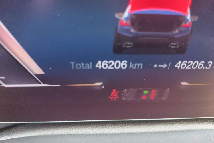 Used BMW 3 Series 2023 325Li M Sport Package Odometer Close Up