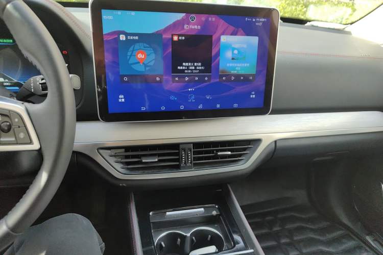 Used BYD Tang New Energy 2019 EV600D Four-Wheel Drive Smart Connect Genesis Edition Audio And AC Panel