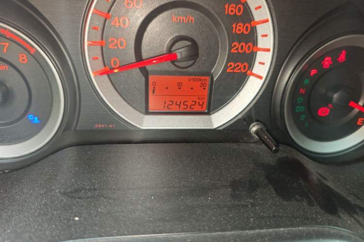 Used Honda City Classic 2008 1.5L Automatic Elite Edition Odometer Close Up