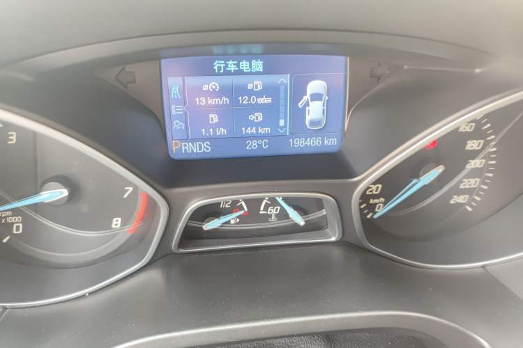 Used Ford Focus 2012 Hatchback 2.0L Automatic Luxury Sport Model Odometer Close Up