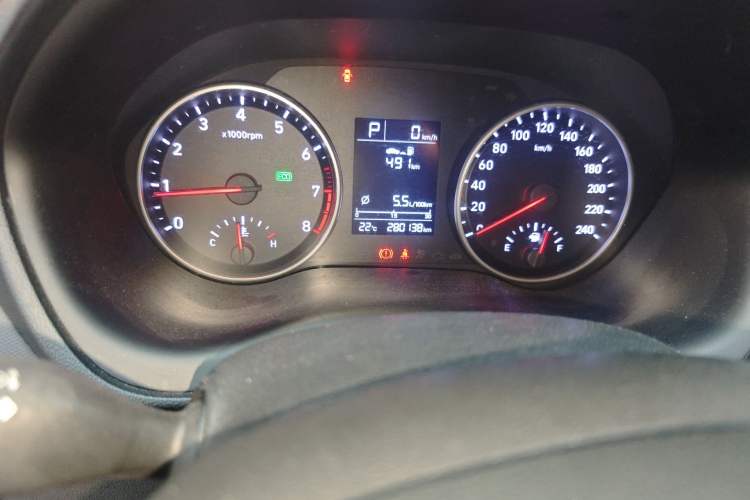 Used Hyundai Celesta 2018 1.6L Automatic GL Enjoyment Version China V Standard Odometer Close Up