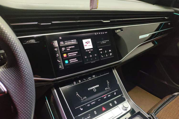 Used Audi Q8 2021 55 TFSI Prestige Dynamic Edition Audio And AC Panel