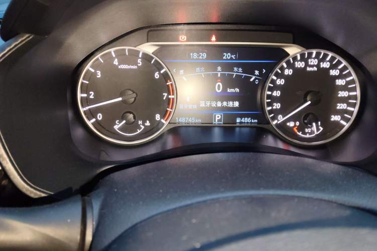 Used Nissan Teana 2022 2.0L XL-Upr Enjoyment Edition Odometer Close Up