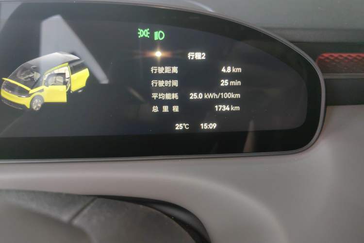 Used Zeekr MIX 2025 Intelligent Driving Version Instrument Cluster