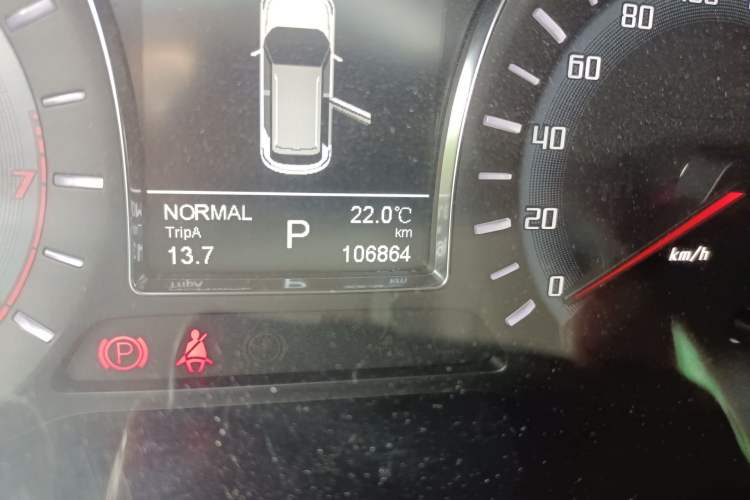 Used GAC Trumpchi GS4 2017 235T G-DCT Two-Wheel Drive Elite Edition Odometer Close Up