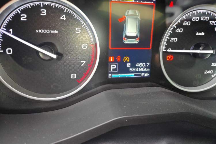 Used Subaru Forester 2021 2.0i Luxury Edition EyeSight Odometer Close Up