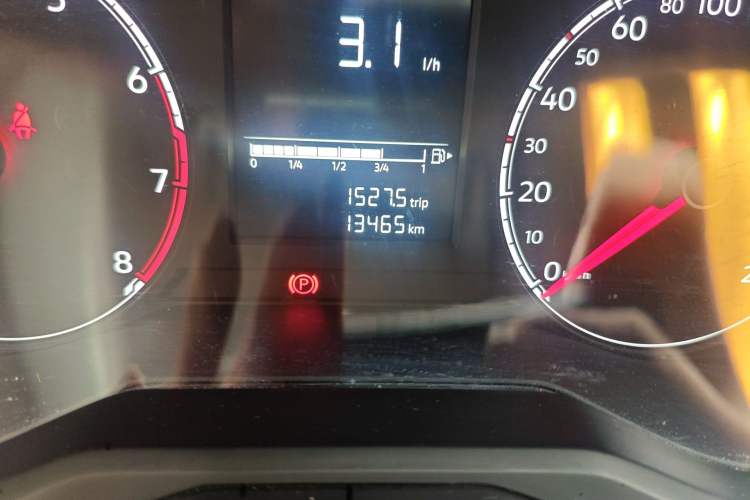 Used Jetta VS5 2023 280TSI Automatic Trend Edition Odometer Close Up