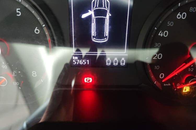 Used Volkswagen Tharu 2020 280TSI Two-Wheel Drive Luxury Plus Version China VI Standard Odometer Close Up