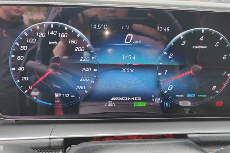 Used Mercedes-Benz GLE Coupe AMG 2020 AMG GLE 53 4MATIC+ Coupe SUV Odometer Close Up