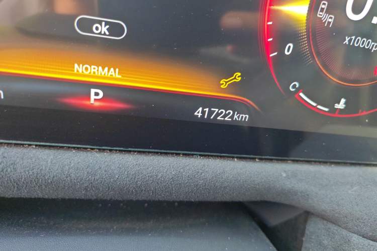 Used EXEED Lingyun 2023 300T Two-Wheel Drive Starry Edition Odometer Close Up