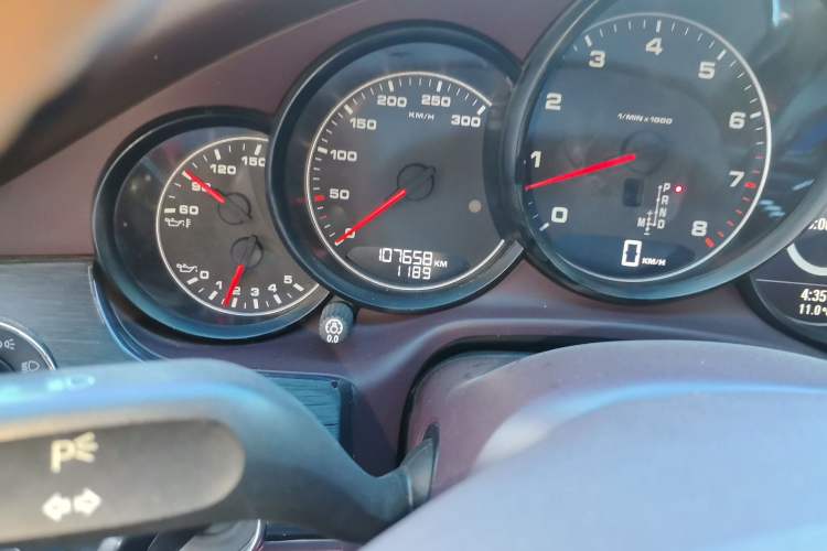 Used Porsche Panamera 2010 Panamera 3.6L Odometer Close Up