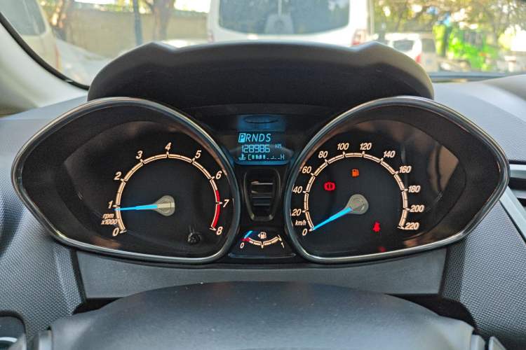 Used Ford Fiesta 2013 Hatchback 1.5L Automatic Fashion Edition Odometer Close Up