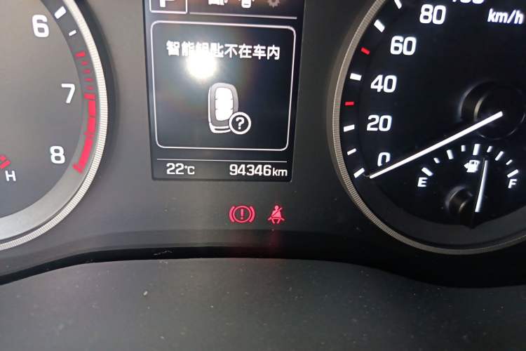 Used Hyundai Tucson 2018 1.6T Dual-Clutch Two-Wheel Drive 15th Anniversary Special Edition Odometer Close Up