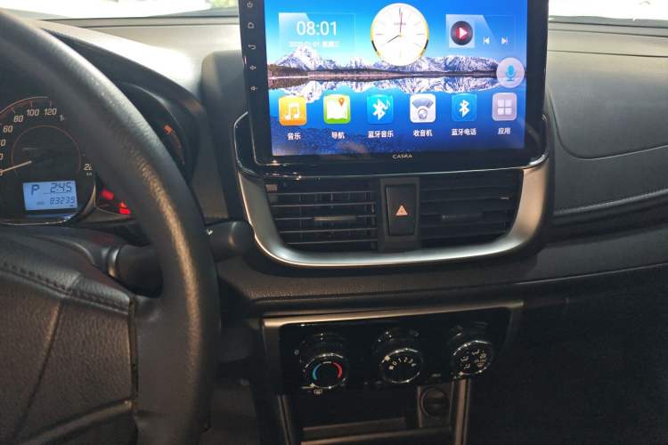 Used Toyota YARiS L Zhi Xiang 2019 1.5G CVT Xuan Dong Edition China VI standard Audio And AC Panel