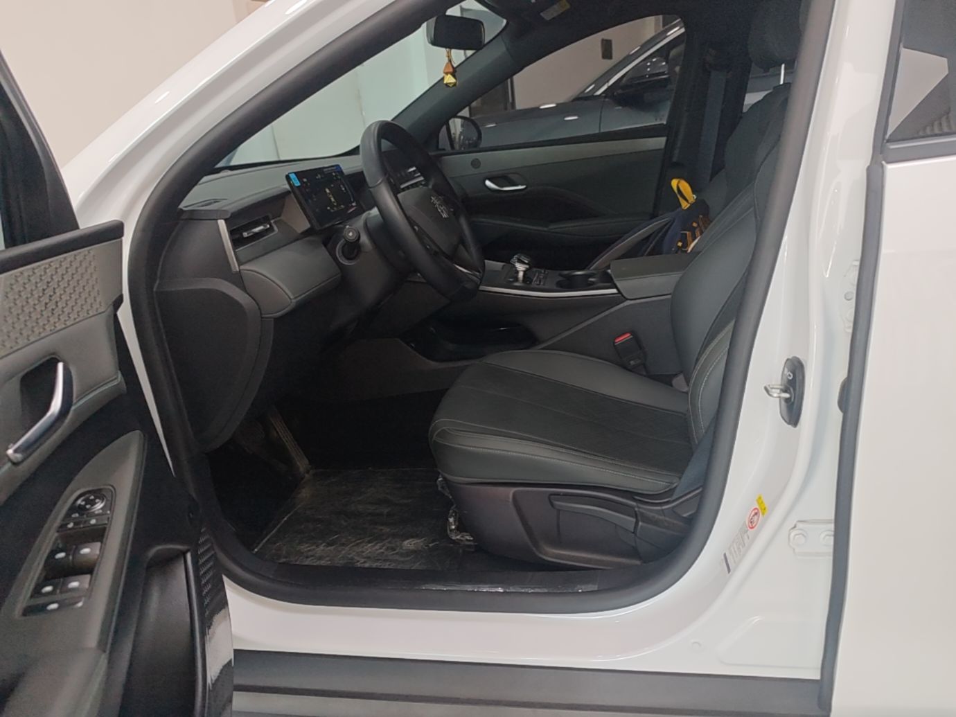 Vordere Reihe im Auto