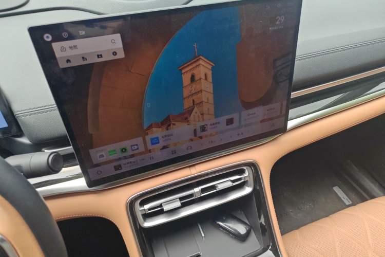 Used Geely Galaxy A7 2025 Model EM-i 150km Starship Edition Audio And AC Panel